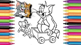 Tom and Jerry drawing 🖌️ 🎨| Tom and Jerry cartoons  | Episode#23 | Colouring 🌈✨ craft.