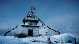 Tibetan Prayer Flag Shrine - Kyrati Himalayas 🏔️🚩🚩🚩