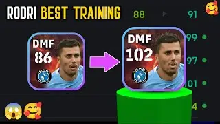 102 Rated Nominating Contract Rodri Max Level Training - How To Train Rodri in eFootball 2025