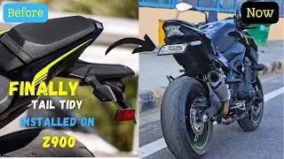 Finally Tail Tidy installed on z900😍 | 2024 model🔥 | Awesome look✨ 😍 #kawasakiz900 #z900 #superbike