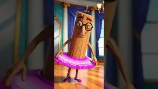 Tung Tung Tung Sahur Learns to Dance Balllet. #brainrot #tungtungtungsahur
