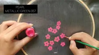 Easy Free Hand Fabric Painting Tutorial | Floral Design on Saree |Fabric Painting on Saree | DIY