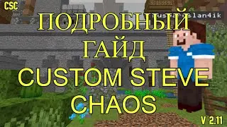 ПОДРОБНЫЙ ГАЙД CUSTOM STEVE CHAOS ДЛЯ ЧАЙНИКОВ / КАСТОМ СТИВ ХАУС / CSC / КСК ГАЙД ДЛЯ НОВИЧКОВ
