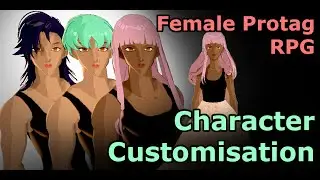 Character Customisation Work in Progress | Unforeseen Resurrection - Otome Isekai RPG | DevLog