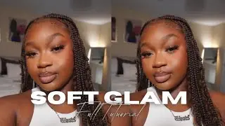 Black Girl Soft Glam Makeup Tutorial 🎀 | Alexia Shanay