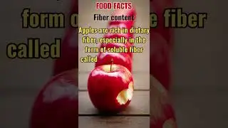 Apples  Fiber Content #shorts