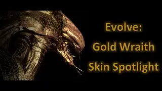 Evolve: Turtle Rock Gold Wraith Skin Spotlight