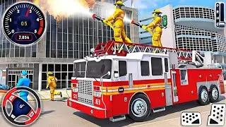 Fire Truck Rescue Simulator - 911 Emergency Fire Fighter Rescue Game 3D - Android Gameplay 
