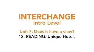 Введение в Interchange - Раздел 7: 12. ЧТЕНИЕ: Уникальные отели