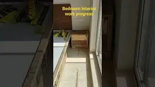 Bedroom Interior work progress