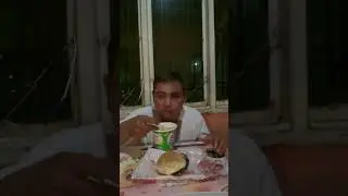 mukbang pop mie + burger😋
