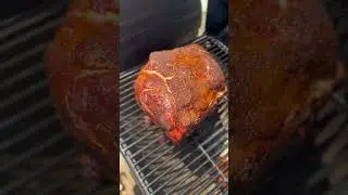8 hour smoked pork butt was great!🔥 #bbq #food #steak #pork #smoker #texas