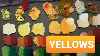 Yellow Oil Paint Comparison