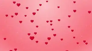 HD Love Hearts - FREE - Motion Background Animation