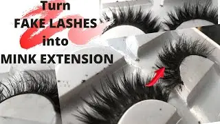 Simple HACK that makes cheap FAKE EYELASHES look like expensive MINK EXTENSIONS