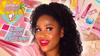 TRYING NEW MAKEUP l Colourpop x Malibu Barbie Collection Review + Tutorial l NelleDoingThings!