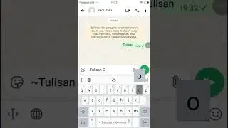 Cara Membuat Tulisan Coret di WA Terbaru 2025 | Tulisan Keren Whatsapp #shorts