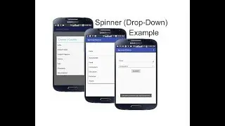 Android Studio Tutorial  - Working with Spinner