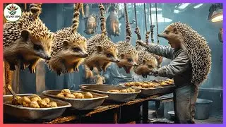 How Chinese Farmers Make $4,000,000 Every Year on Porcupine Farms | Farming Documentary