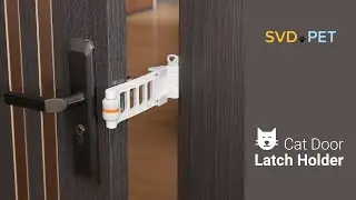 Foldable Cat Door Latch Holder