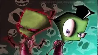 Invader Zim Alien and Human sides