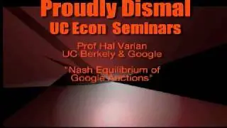 Hal Varian on Nash equilibria and bidding in Google Auctions