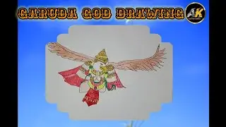 How to draw lord Garuda🔥|Garuda God ki drawing kaise banaye|