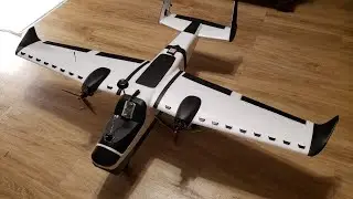 killer whale rc airplane/ steerable nose wheel / vortex generators