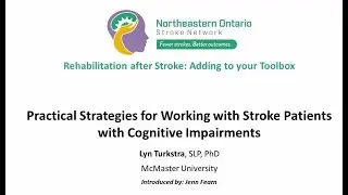 Practical Strategies for Working with Stroke Patients with Cognitive Impairments