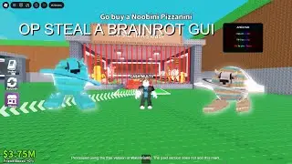 Steal a Brainrot Script | INSTANT STEAL, SPEED BOOST, NOCLIP, Infinite Money, NO KEY ROBLOX GUI 🦈🔥
