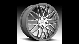Motegi Racing MR153 CM10 Machined Gunmetal Custom Wheel Spin