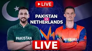 🔴 LIVE: Pakistan vs Netherlands Live Match | PAK vs NED T20 World Cup 2026 | Live Cricket