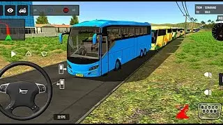 Indonesia Coach bus driving | Euro bus simulator 2025 Android gameplay