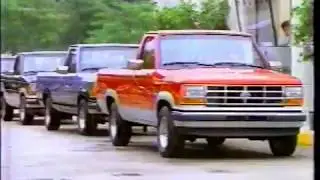 Ford -  Ranger  - 1989  - Drive Through Window Up  - Bank Deposit Commercial (1989)