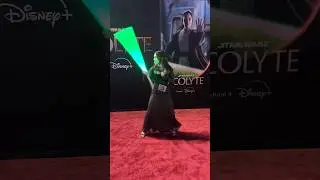 Just casually spinning a lightsaber at The Acolyte premiere&hellip;