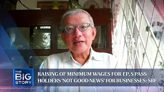 Raising of minimum wages for EP, S Pass holders 'not good news' for businesses: SBF | THE BIG STORY