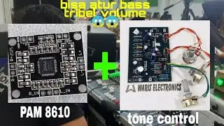 Cara menambah tone control pada power amplifier mini PAM 8610