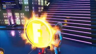 Collect concert coin - Fortnite