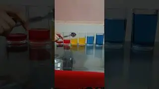 Science At Home||Colourful Water Xylophone#shorts#scienceexperiment