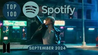 [TOP 100] MOST STREAMED BTS SONGS ON SPOTIFY | September 2024