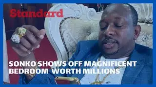 Governor Sonko shows off magnificent bedroom stocked with designer filled clothes worth Millions