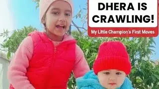&ldquo;Meri Beti Dheera Crawl Kar Rahi Hai 😭❤️ | Baby Girl First Crawl Moment | Proud Mom&rdquo;