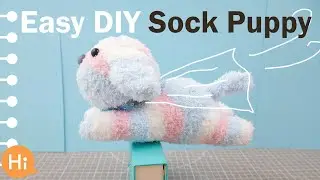 How to Make a Sock Doll, DIY dolls from socks 2 (Puppy)