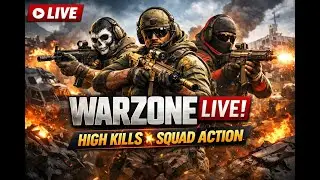 Warzone LIVE Today 🔴 | PC Squad | Kill Race