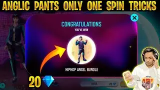 I GOT ONLY 20 DIAMOND ANGLIC PANTS | ANGELIC PANTS ONE SPIN TRICKS | ANGELIC WISH EVENT FREE FIRE