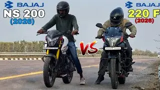2026 Bajaj Pulsar 220F vs 2026 Bajaj Pulsar Ns200 || Drag Race || Unexpected Results 