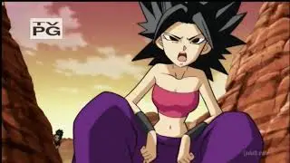 caulifla transforms into a SSJ for first time:dragon ball super Episode 92 English Dub