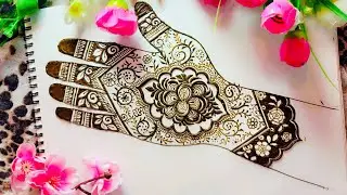 New eid special mehndi design 2026/ trending simple mehndi design #Back hand trending mehndi design 