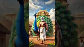 The farmer and the peacock turned a small house into a palace 😱 #ai #farmer #peacock #house