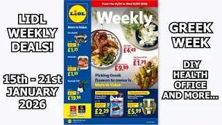Lidl Weekly Deals 15th - 21st January 2026 Greek Week